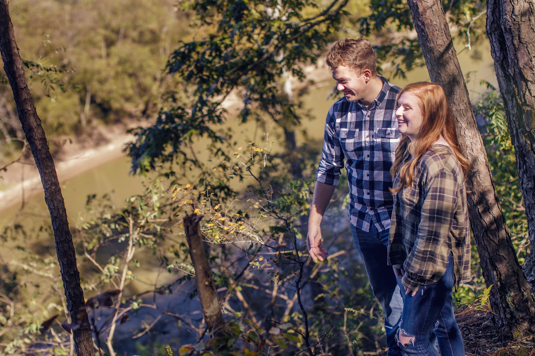 students out in nature