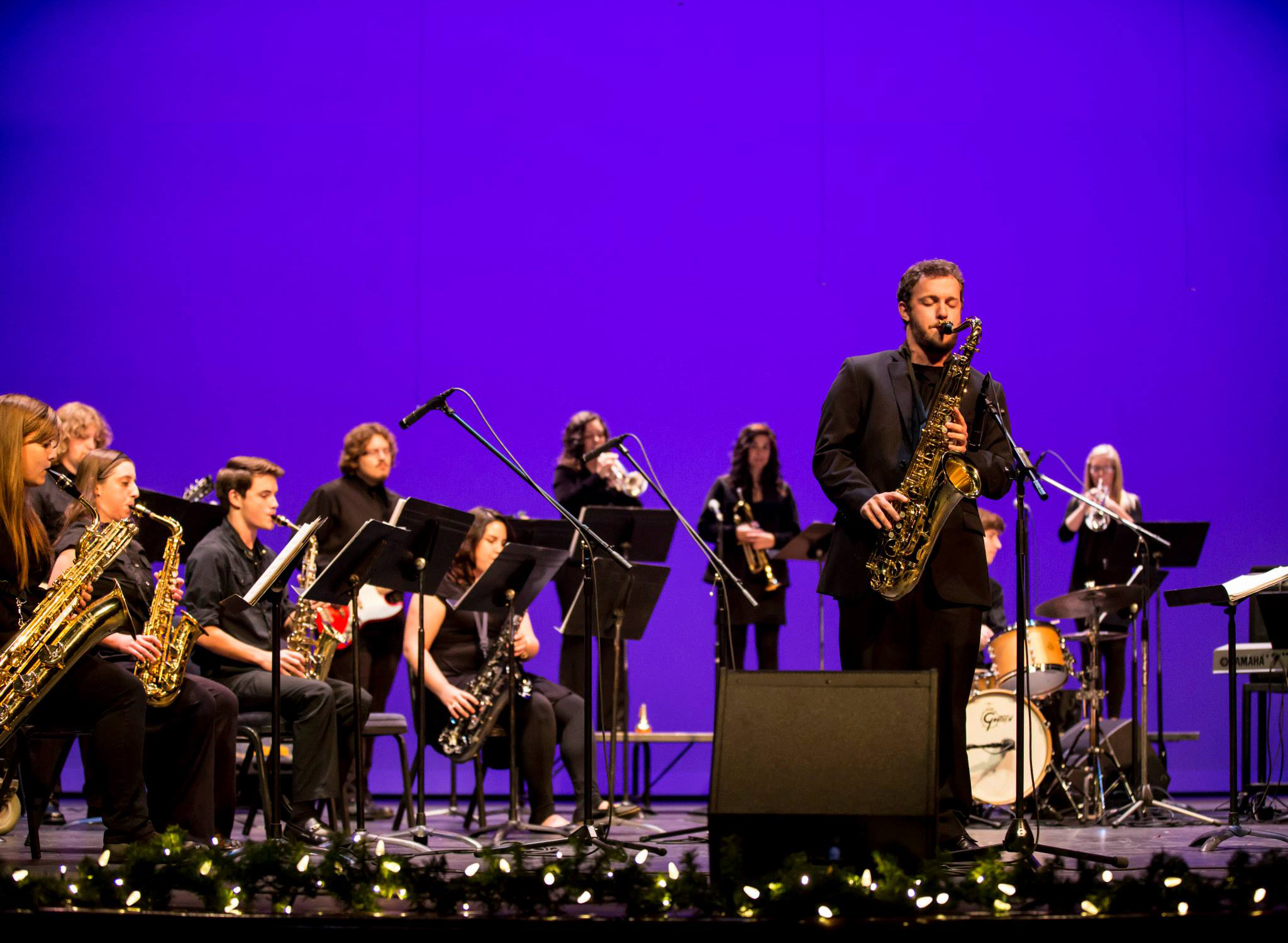 Brent Nessler, senior music performance major from Rowlett, Texas.