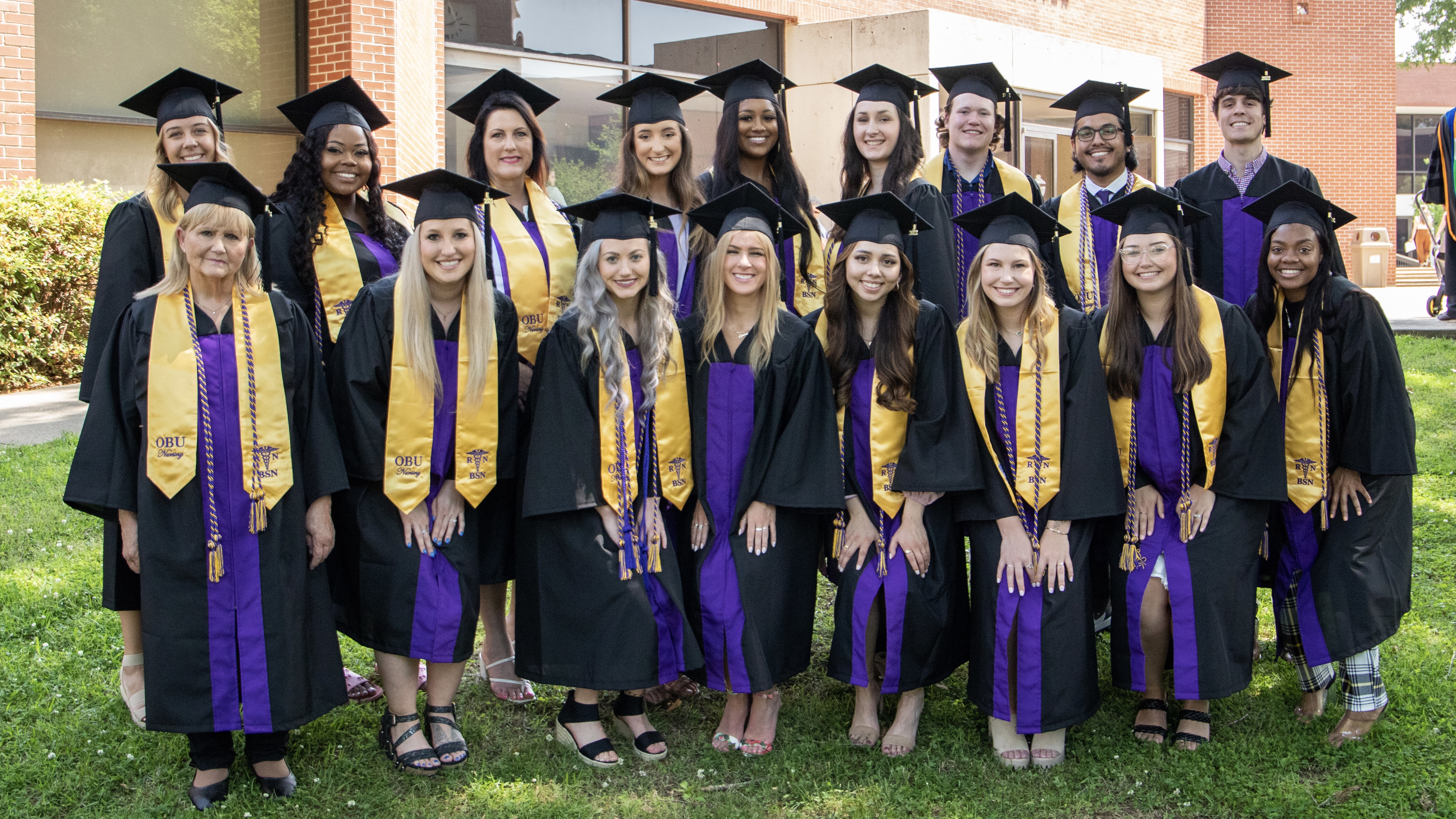 First cohort of B.S.N. graduates at Ouachita Baptist University