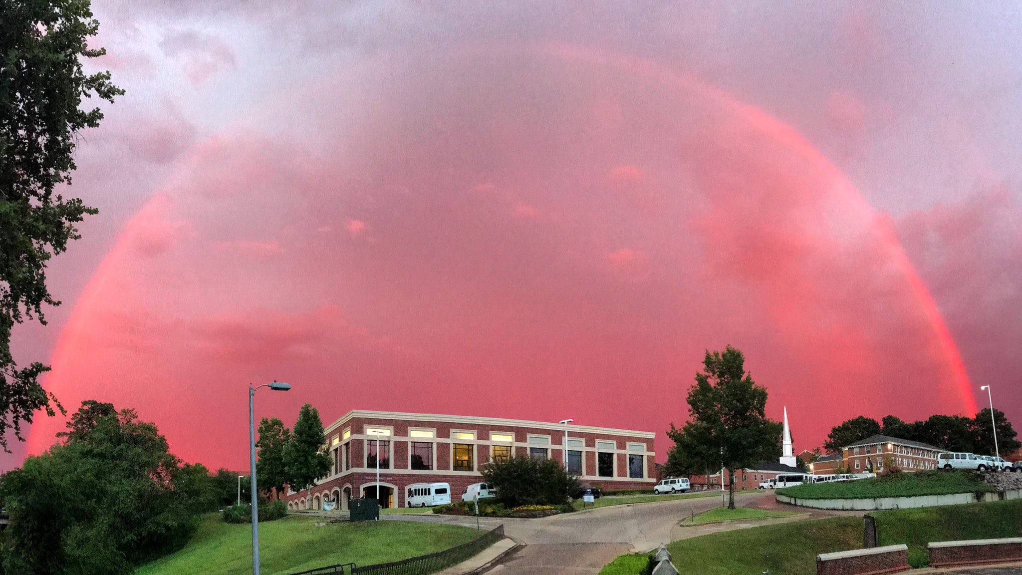 Ouachita Commons sunset